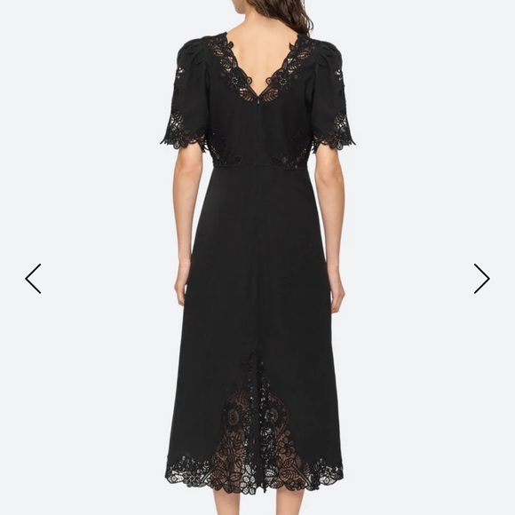 NWT Sea NY black Marcella Dress size 14 - Picture 5 of 7